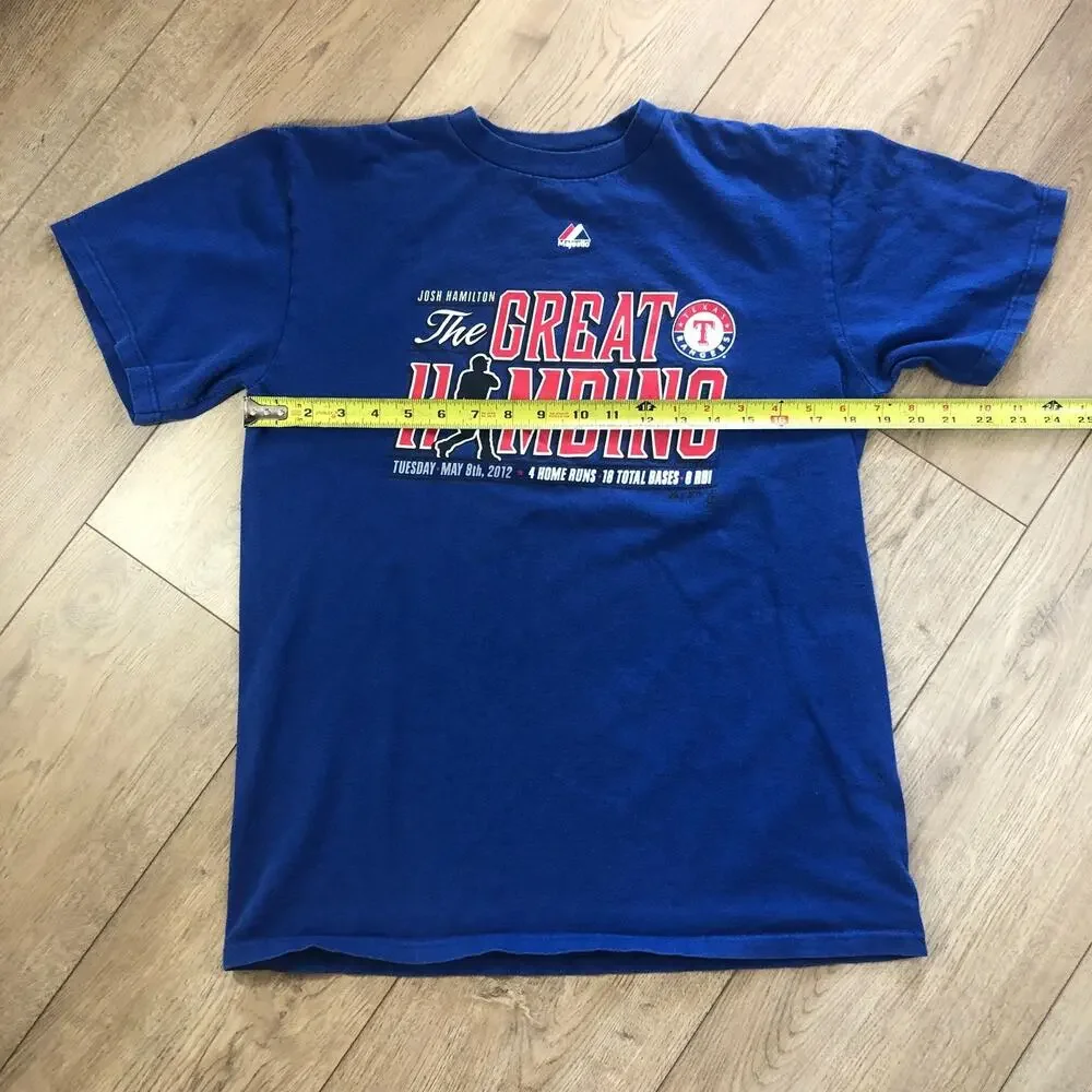Texas Rangers MLB Baseball Kids Youth‎ Josh Hamilton The Great Hambino T-Shirt